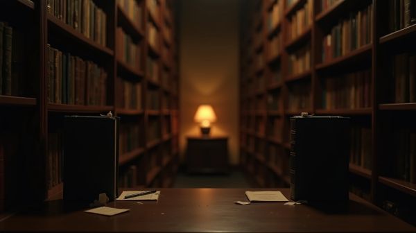 Une ruelle miniature entre deux romans : décorer autrement sa bibliothèque